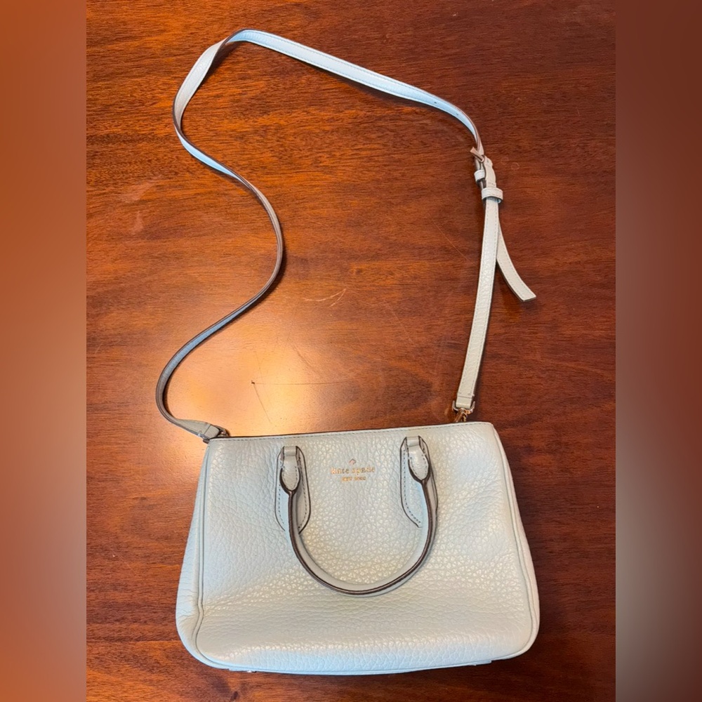 LIKE NEW Kate Spade Satchel/Crossbody Bag-Light Blue